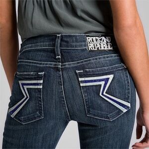 VINTAGE Y2K Rock & Republic Kasandra Bootcut Jeans Size 24